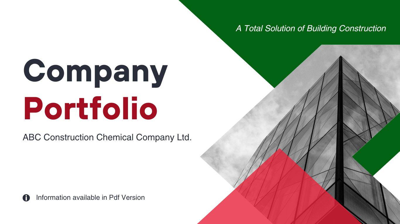 ABC Construction Chemical Company Portfolio ALL